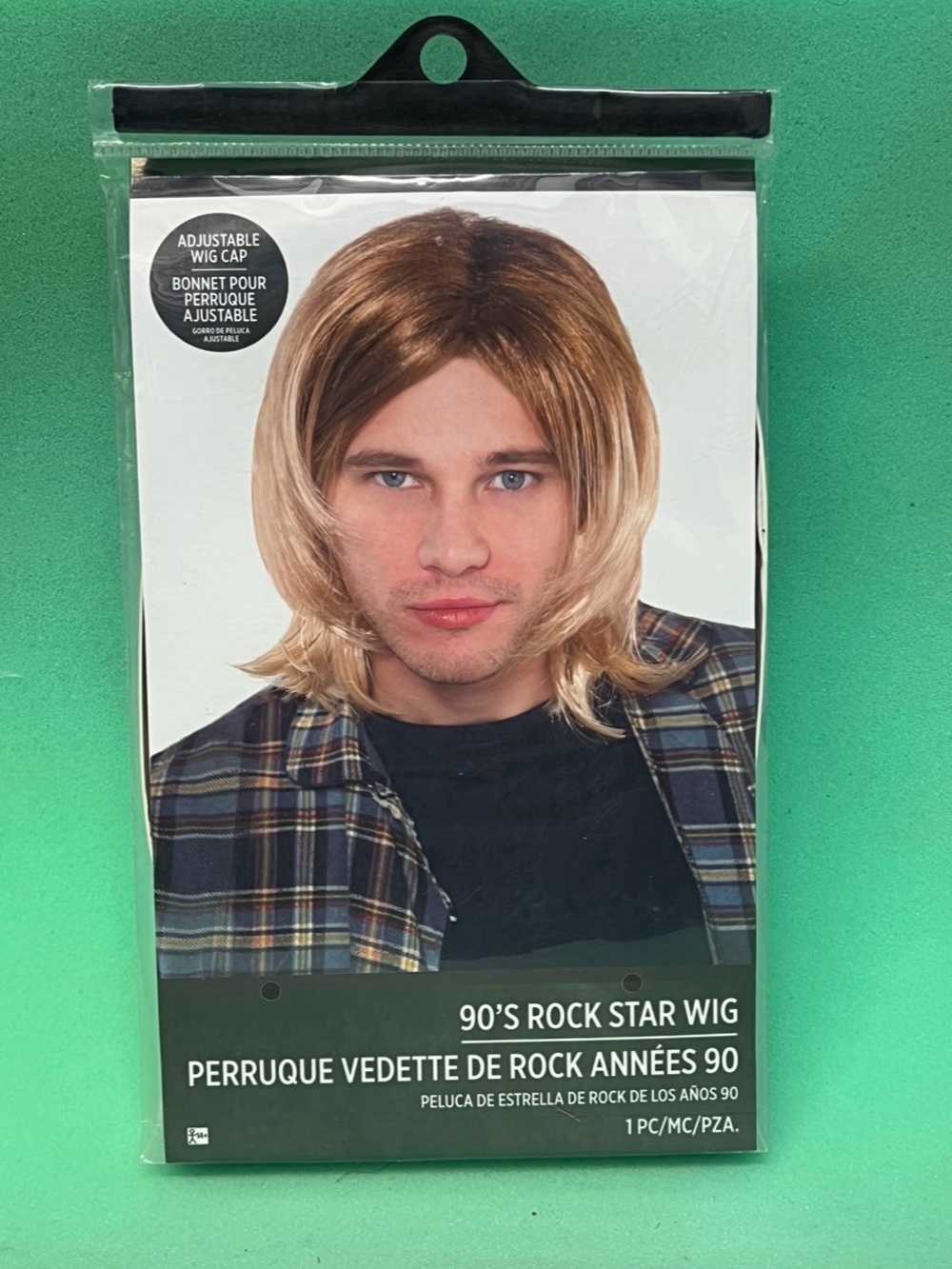 Kurt Cobain 90's Rock Star Wig - Blonde